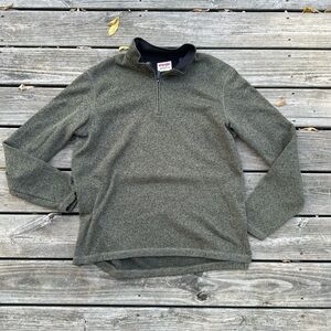 Wrangler Men's Gray/Green‎ Zip-Up Sweater